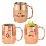 DST45831 17Oz Sherpani Copper Plated Moscow Mule Mug With Custom Imprint